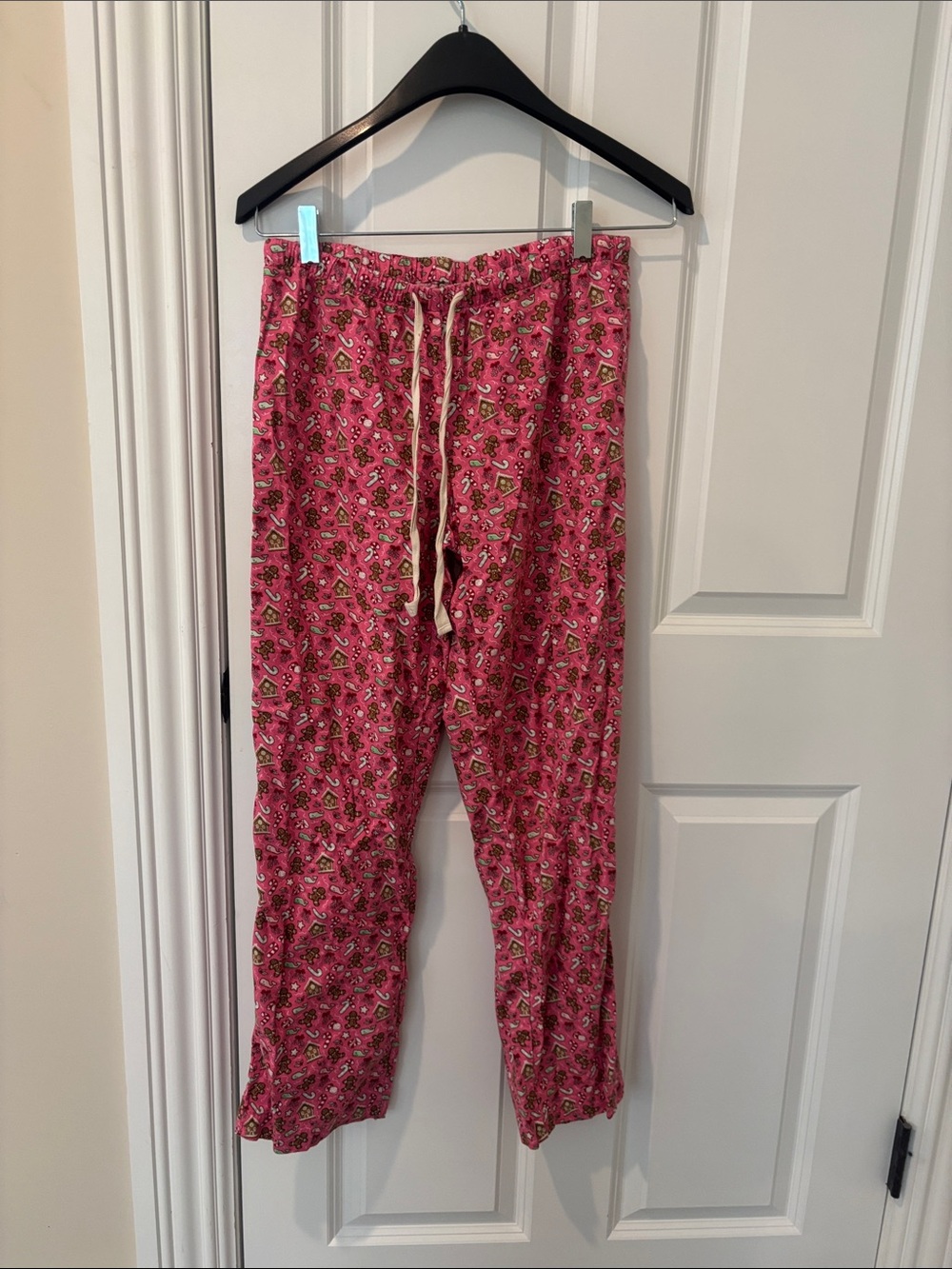 Vineyard Vines Pink Printed Drawstring Holiday Pajama Pants